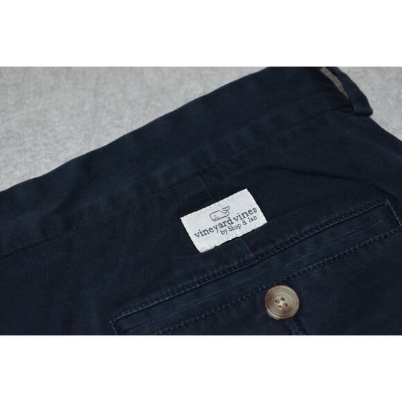 Vineyard Vines Breaker Golf Shorts Mens Size 36 Chinos Khakis Cotton Blend Blue - Picture 1 of 6